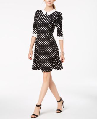 monteau polka dot dress