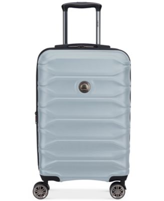 CLOSEOUT Delsey Meteor 21 Silver Hardside Carry On Spinner Suitcase Created for Macy s Macy s