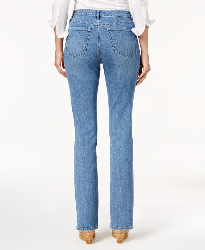 Charter Club Lexington Embroidered StraightLeg TummyControl Jeans