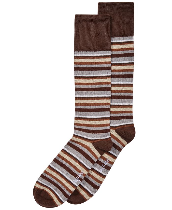 Alfani Men's Ribbed Striped Dress Socks, Created for Macy's & Reviews ...