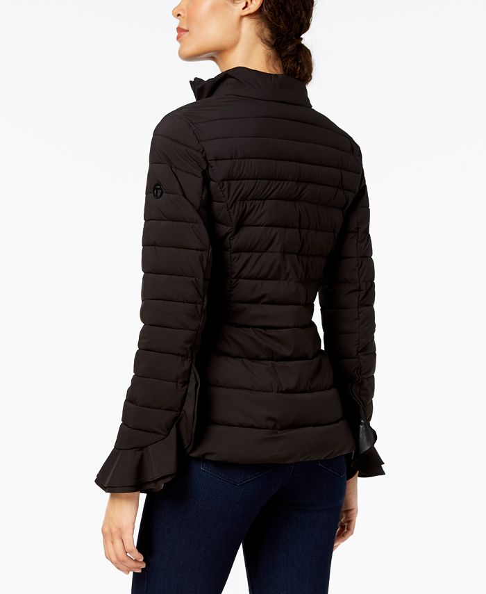 Tahari zoey sales ruffle jacket