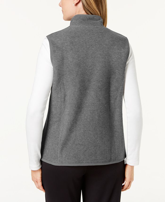 Karen Scott Zeroproof Fleece Vest, Created for Macy's Macy's