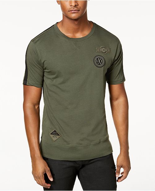 A X Armani Exchange Men S Patch T Shirt Reviews Casual Button