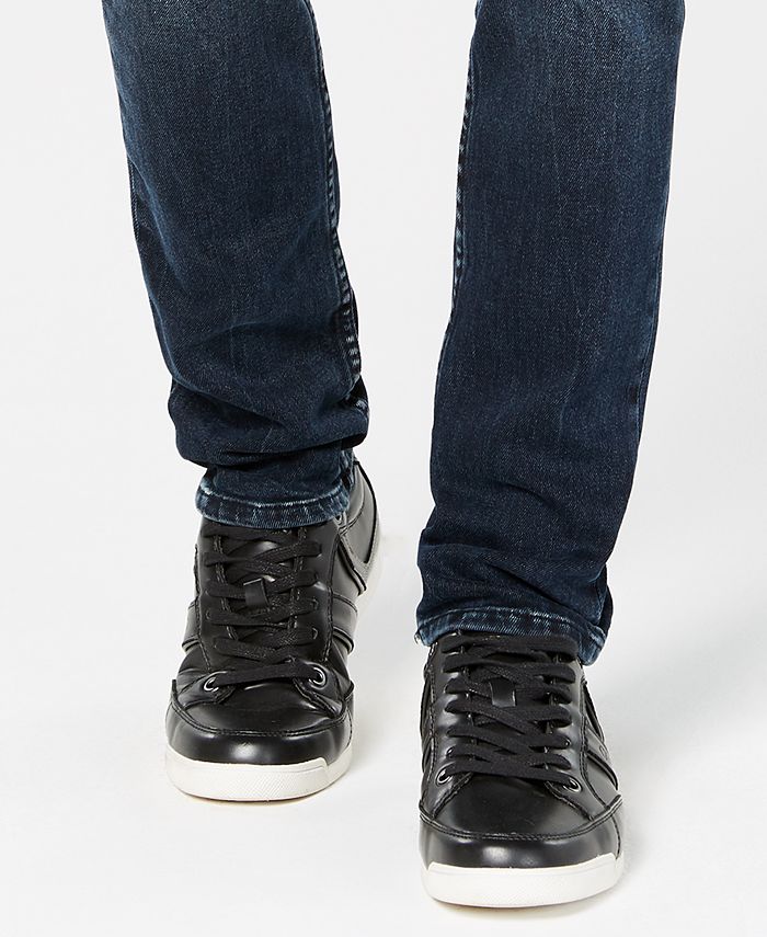 GUESS Men's Slim-Fit Tapered-Leg Stretch Jeans & Reviews - Jeans - Men ...