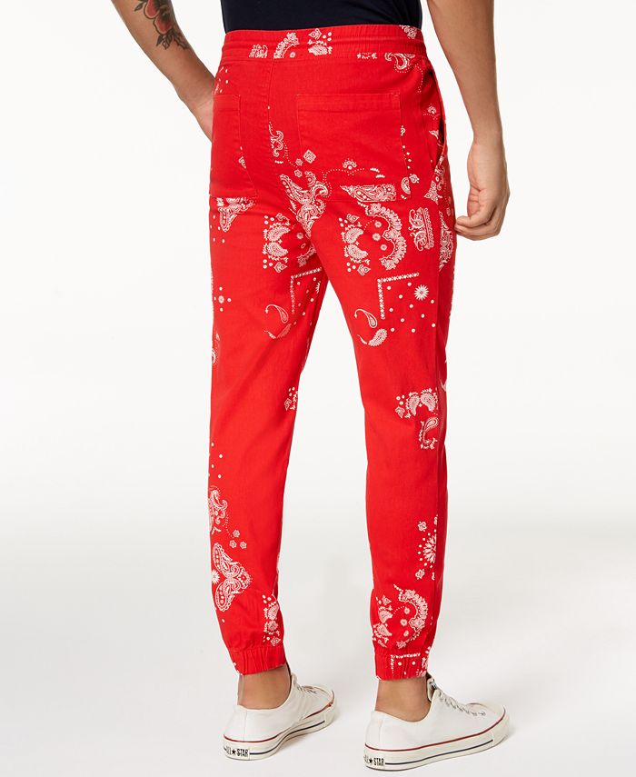 Jaywalker Men's PaisleyPrint Jogger Pants Macy's