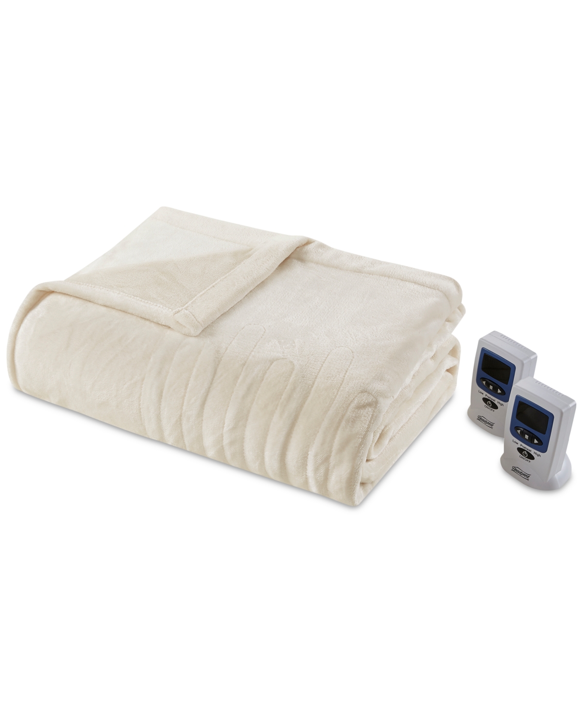 Simmons� Mattresses Beautyrest Heated Plush Knitted Microlight Blanket - Full