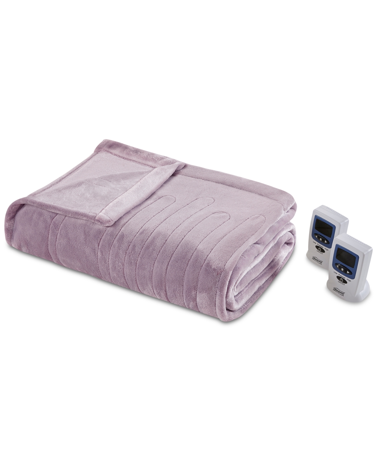 Simmons� Mattresses Beautyrest Heated Plush Knitted Microlight Blanket - Twin