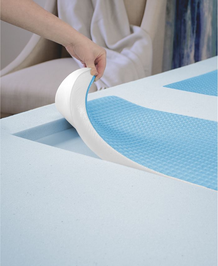 CLOSEOUT! GelMax 3" Memory Foam Twin Mattress Topper with Gel