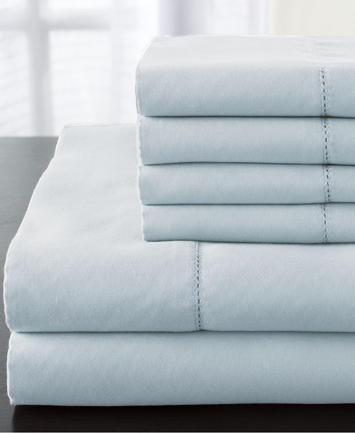 Elite Home Stripe Luxury 1200Thread Count 6Pc. King Sheet Set Macy's