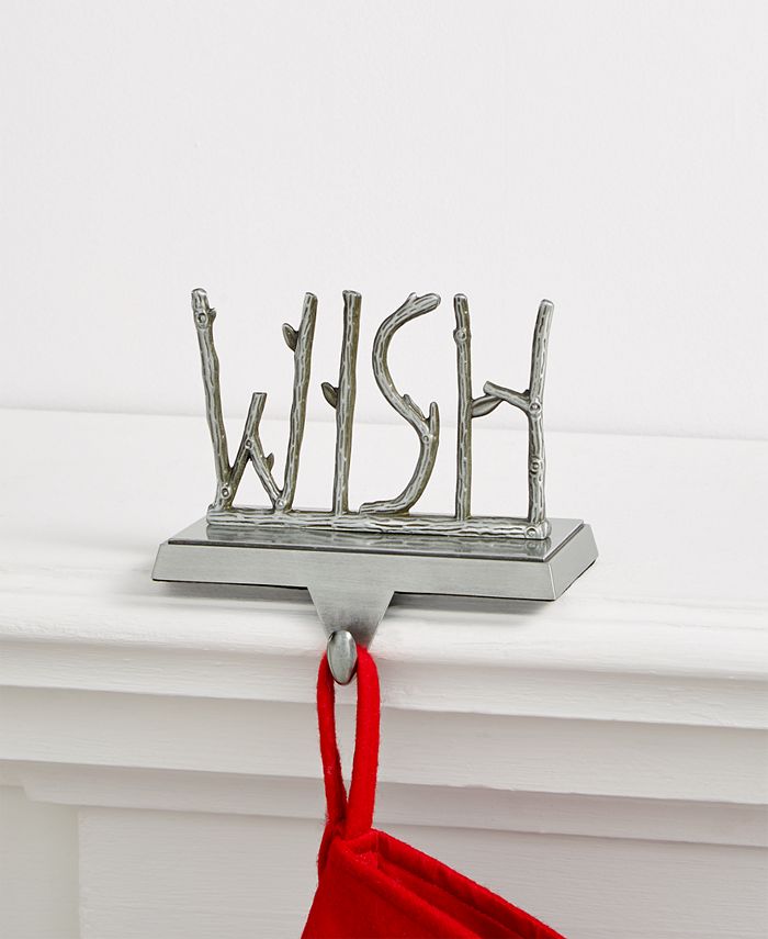 Holiday Lane Wish Stocking Holder, Created for Macy's Macy's
