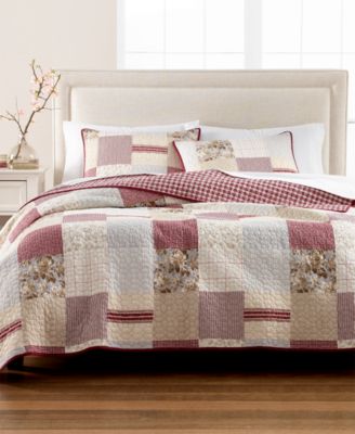 Martha Stewart Collection Farmhouse Reversible Patchwork Full