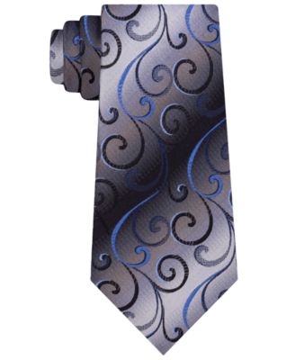 Van Heusen - Men's Swirly Vines Silk Tie