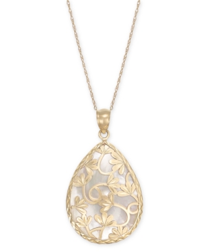 image of Mother-of-Pearl Flower Filigree 18