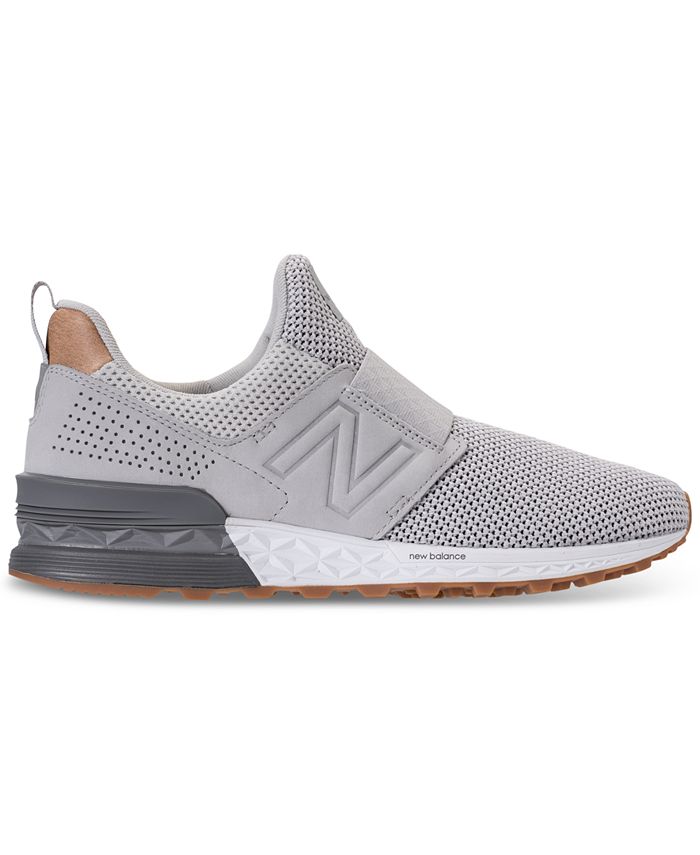 New Balance Men's 574 Sport Slip Casual Sneakers from Finish Line - Macy's