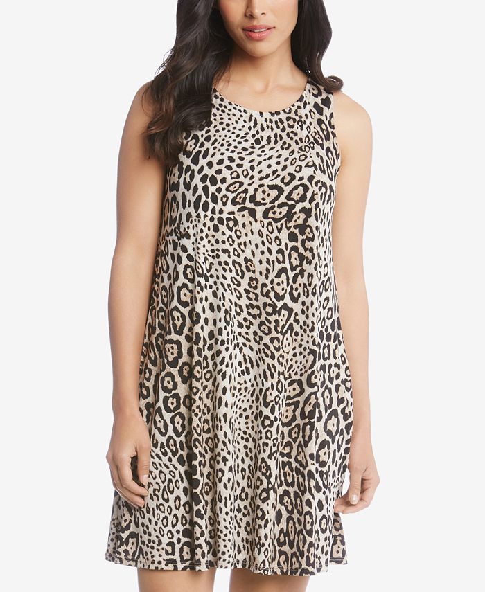 Karen Kane Chloe Leopard Print A Line Dress Macy s