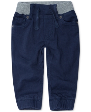 Shop Levi's Baby Boys Jogger Pants In Dress Blues