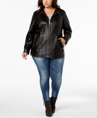 macys michael kors coats plus size