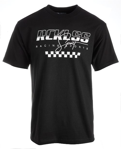 Young Reckless Men S Racing Graphic Cotton T Shirt Reviews T