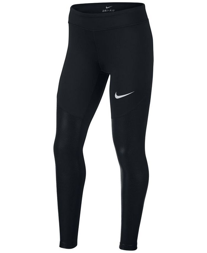 Nike Big Girls Dry Core Texture Training Tights & Reviews - Leggings ...
