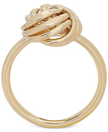 Italian Gold - Love Knot Ring in 14k Gold
