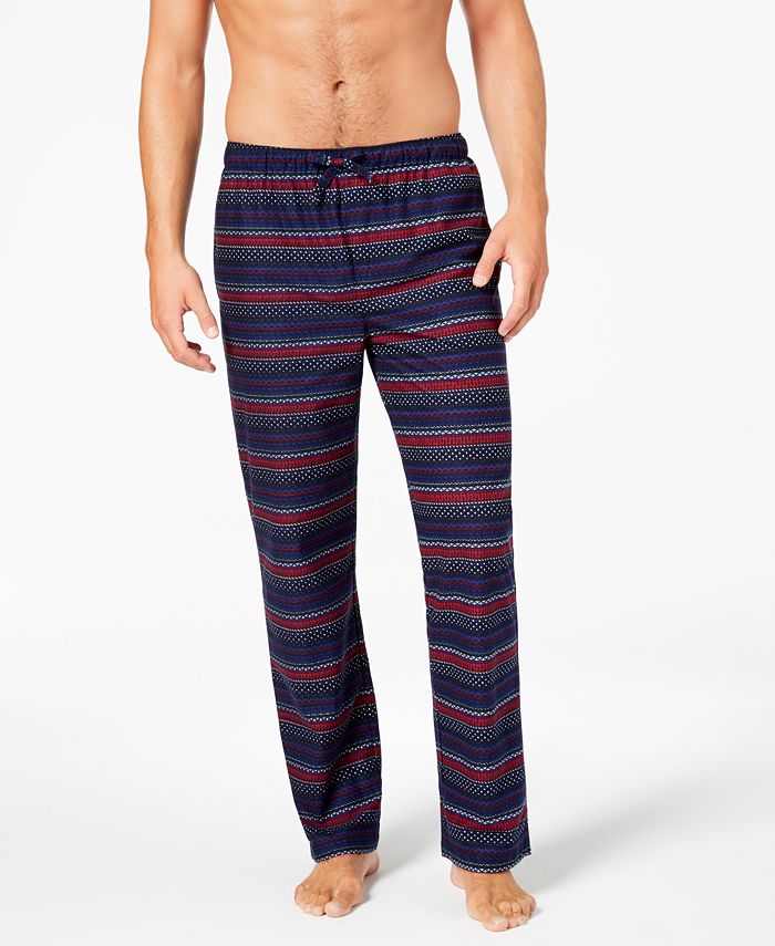 Club Room Men's Printed Pajama Pants, Created for Macy's Macy's