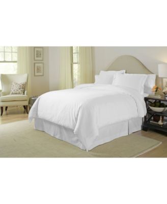 Solid 400 Thread Count Cotton Sateen Duvet Cover Sets, Full/Queen