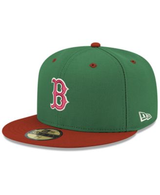 boston red sox green fitted hat