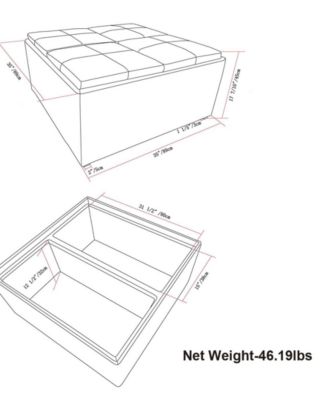Easton Ottoman Table