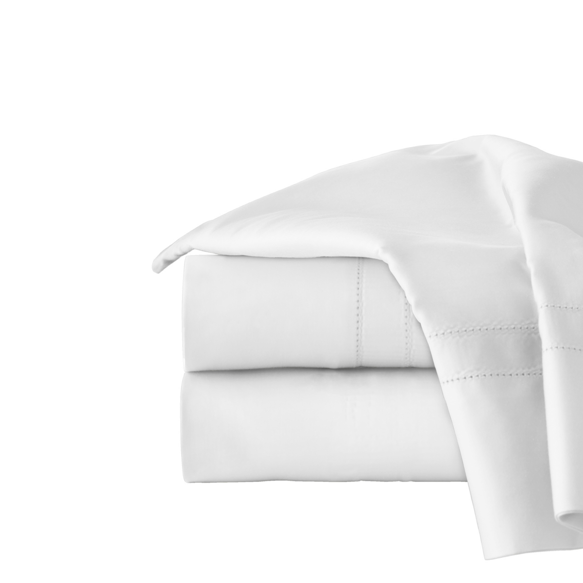 Pointehaven Solid 620 Thread Count Cotton Sheet Set 4-pc. Sheet Set, Queen In White