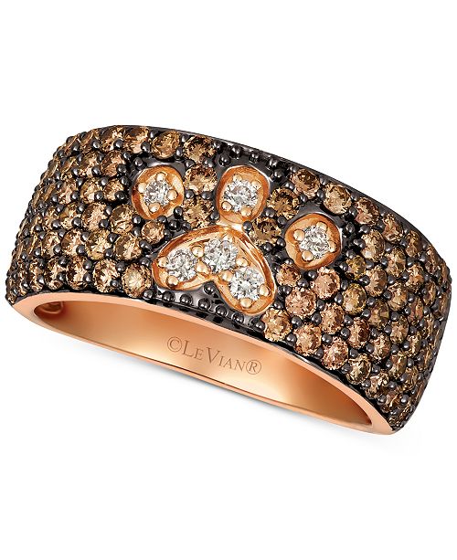 Le Vian Chocolate & Nude™ Diamond Paw Print Ring (21/3 ct. t.w.) in