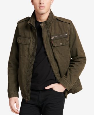 Men's Cotton Zip-Front Jacket  