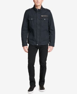 Men's Cotton Zip-Front Jacket  