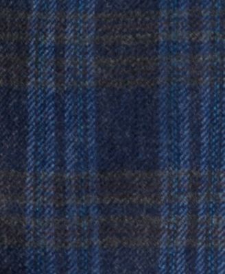 Tallia Men's Slim-Fit Blue Plaid Sport Coat