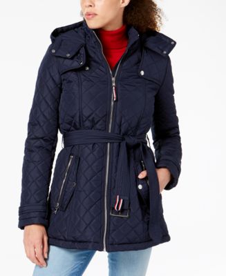 Tommy hilfiger clearance quilted coat