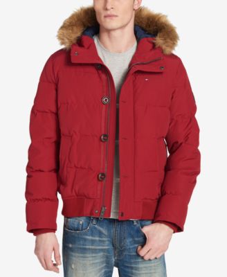 tommy hilfiger fur parka