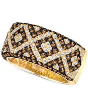 image of Le Vian Chocolatier Diamond Pave Statement Ring (1-1/3 ct. t.w.) in 14k Gold
