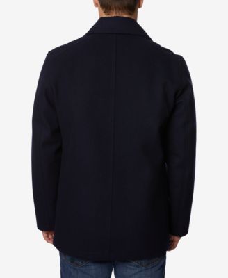 Men's Three-Button Peacoat 
