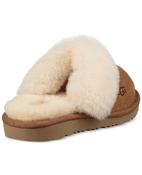 tan cozy ii slippers junior