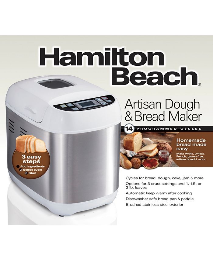 Hamilton Beach Artisan Dough & Bread Maker & Reviews Small Appliances