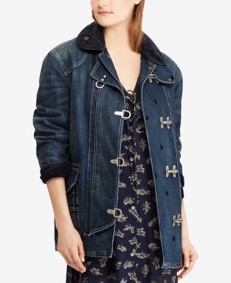 Polo Ralph Lauren Denim Cotton Fireman's Jacket - Macy's
