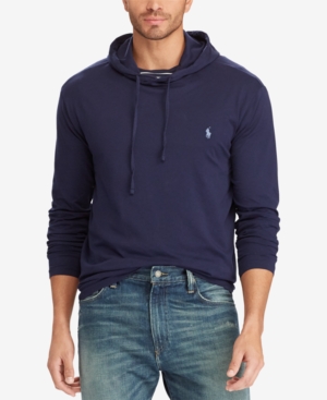 Polo Ralph Lauren Men's Big & Tall Hooded Long Sleeve T-Shirt