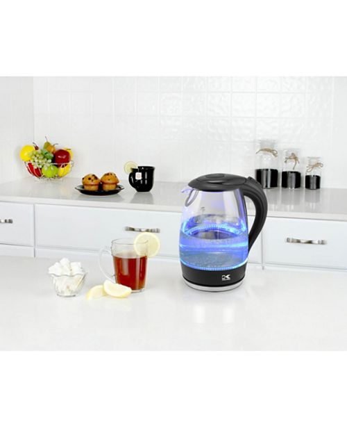 Kalorik Glass Water Kettle with Blue LED lights & Reviews Home Macy's