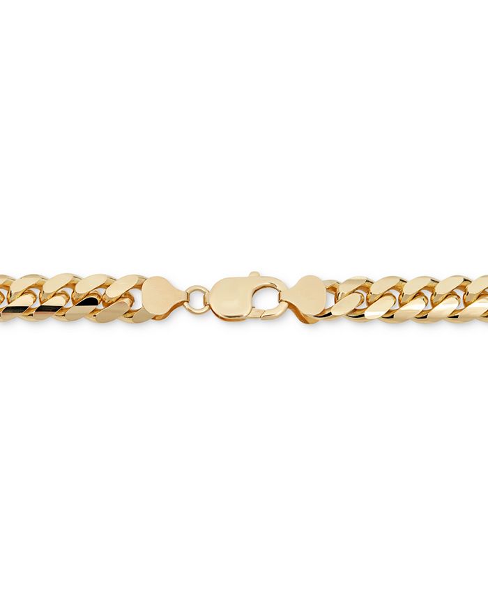 Macy's Men's Cuban Link 26" Chain Necklace in 18k GoldPlated Sterling