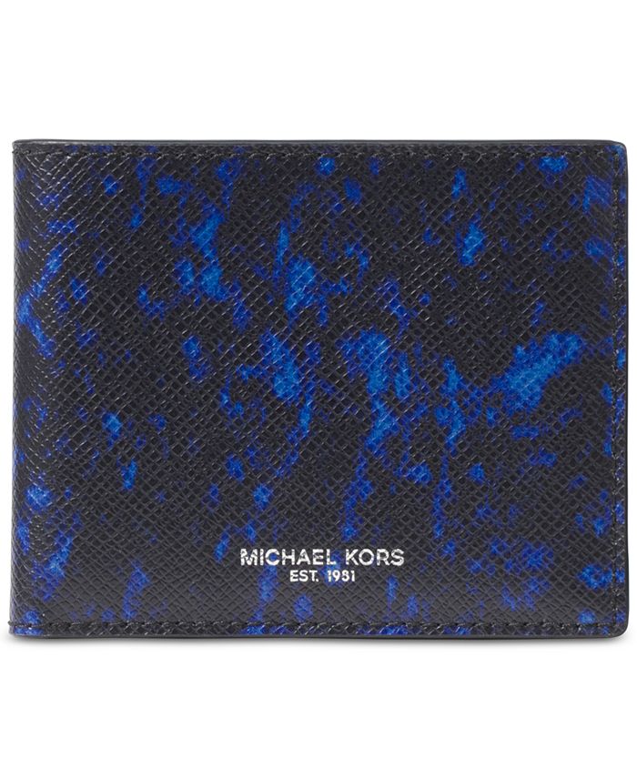 Michael Kors Men's Kent Printed Slim Billfold Wallet - Macy's