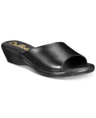 Callisto Cairo Slide Wedge Sandals, Created for Macy's - Macy's