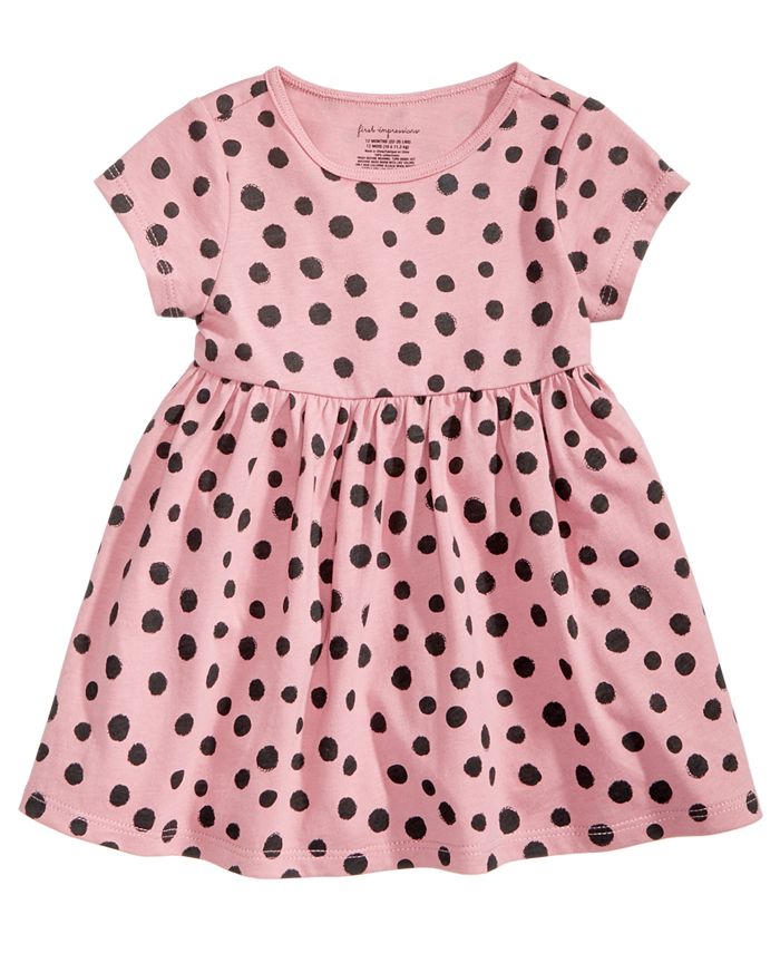 First Impressions Toddler Girls Dot-Print Cotton Tunic, Created for ...