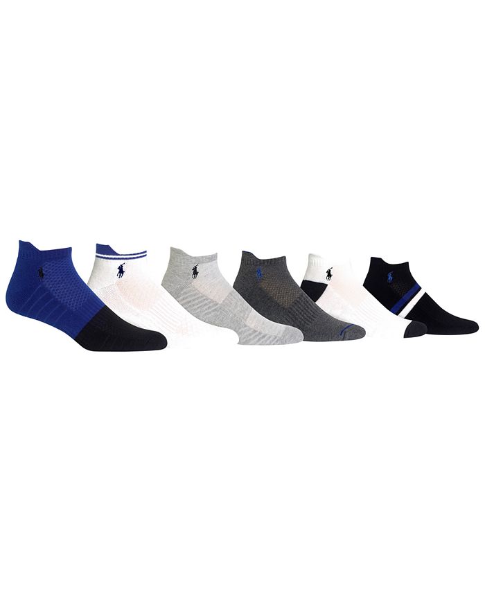 Polo Ralph Lauren Men's Big & Tall 6Pk. Athletic Textured LowCut