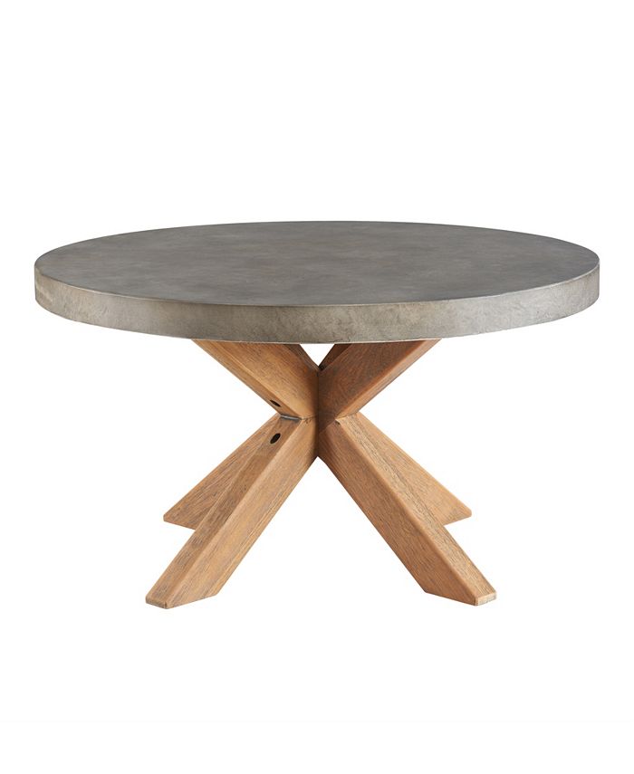 Dwell Home Inc. Maui Round Concrete Coffee Table Macy's