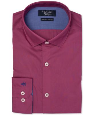 Original Penguin Men's Heritage Slim-Fit Comfort Stretch Solid Dress Shirt  - Macy's