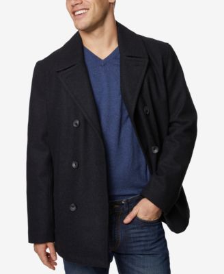 Nautica Men's Three-Button Pea Coat & Reviews - Coats & Jackets - Men ...